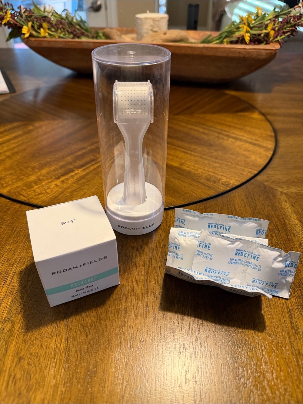 Rodan + Fields White Dermaroller Kit and detox mask